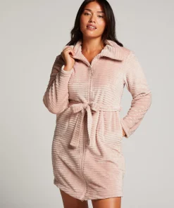 Bademantel Zip Fleece<Hunkemöller Flash Sale