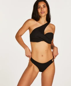 Bikini-Slip Nero Rib<Hunkemöller Fashion