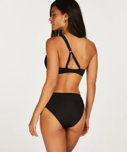 Bikini-Slip Nero Rib<Hunkemöller Fashion
