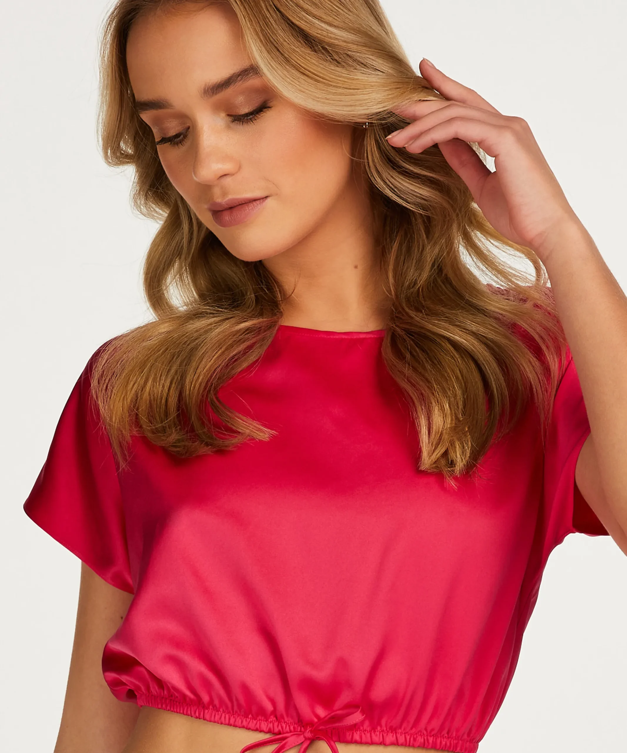 Cropped-Top Aus Satin<Hunkemöller Outlet