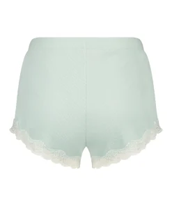 Gerippte Spitzenshorts<Hunkemöller Shop