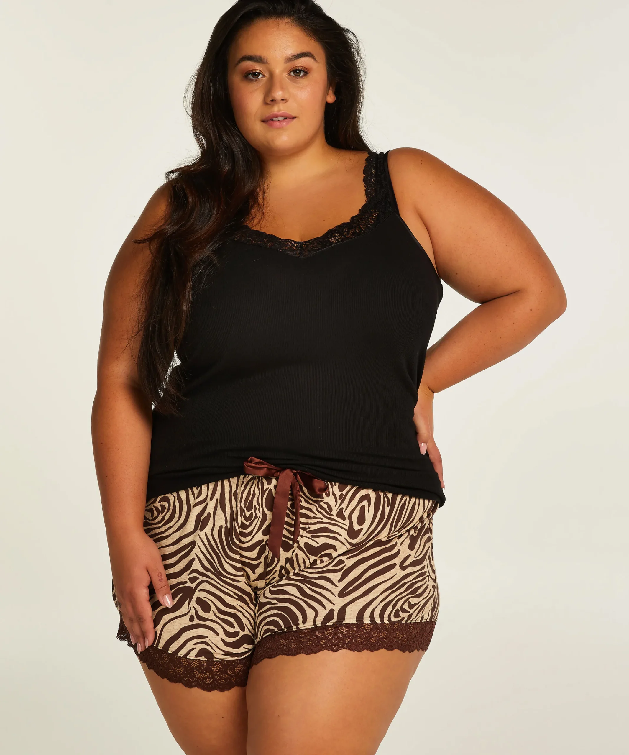 Hemdchen Ripp-Spitze<Hunkemöller Shop