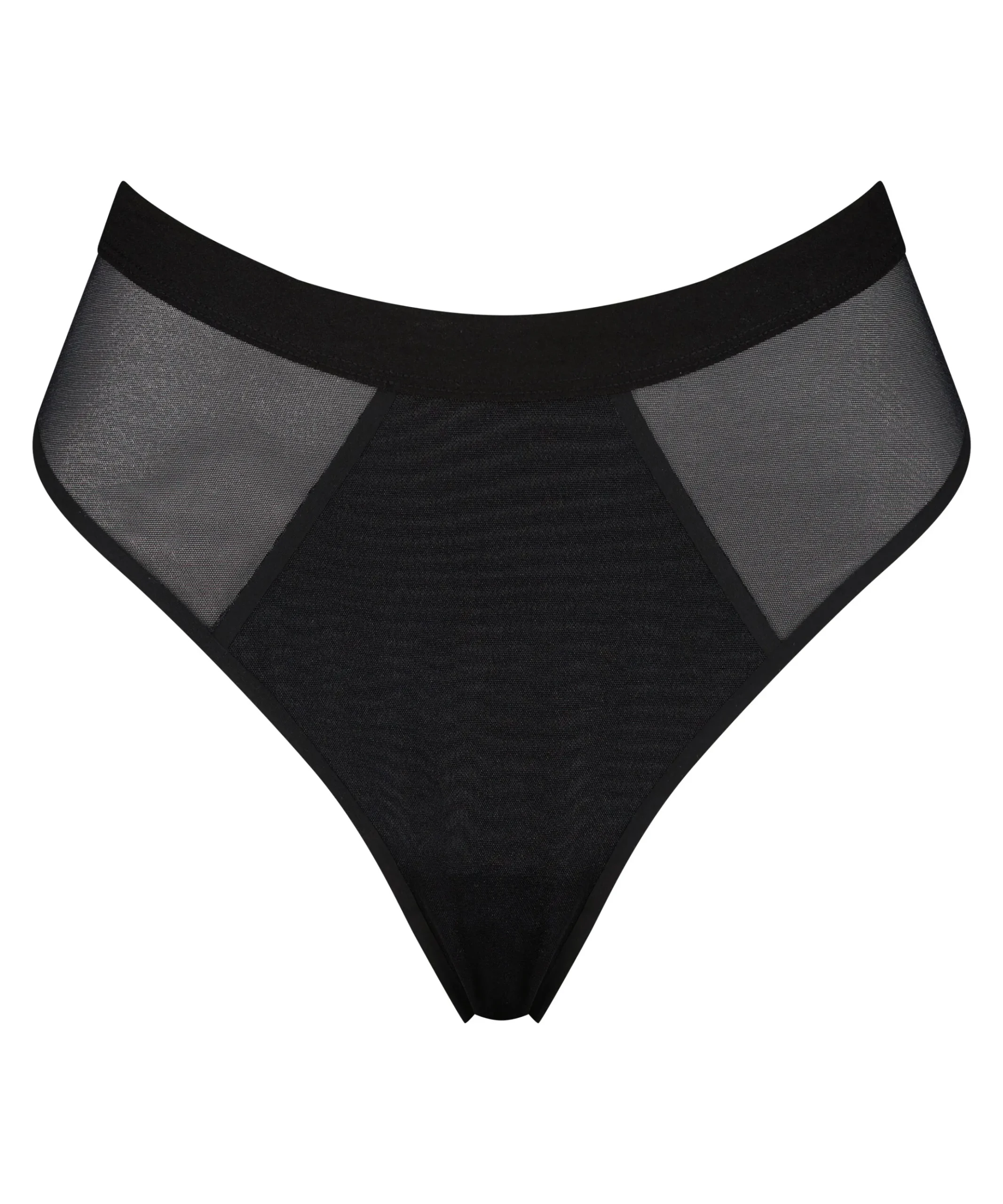 Hoch Ausgeschnittener, Nahtloser String Mesh<Hunkemöller Online