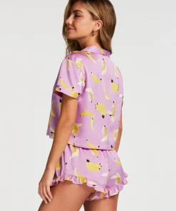 Kurzarmelige Satin-Jacke<Hunkemöller Store