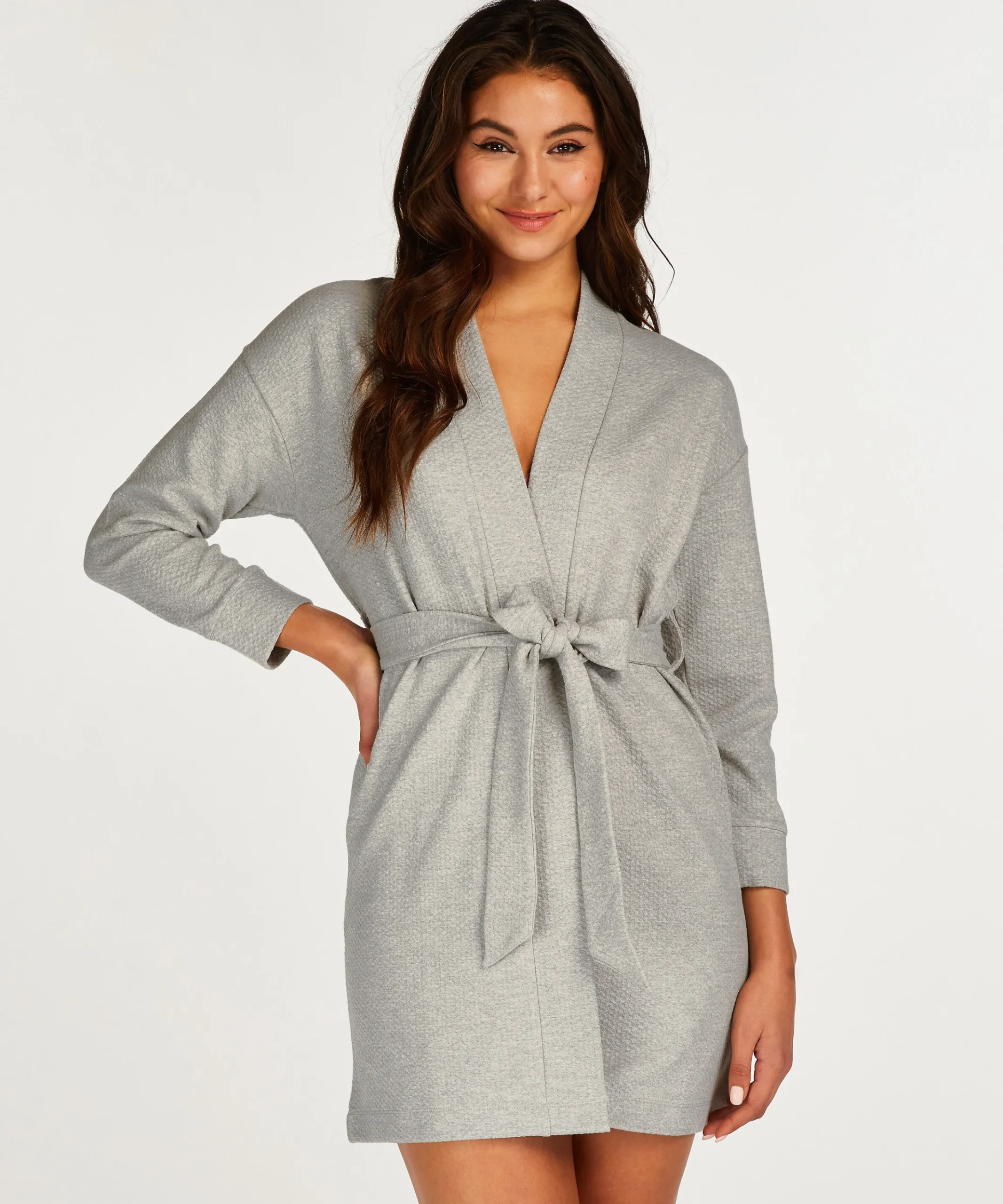 Kurzer Jacquard-Bademantel<Hunkemöller Fashion