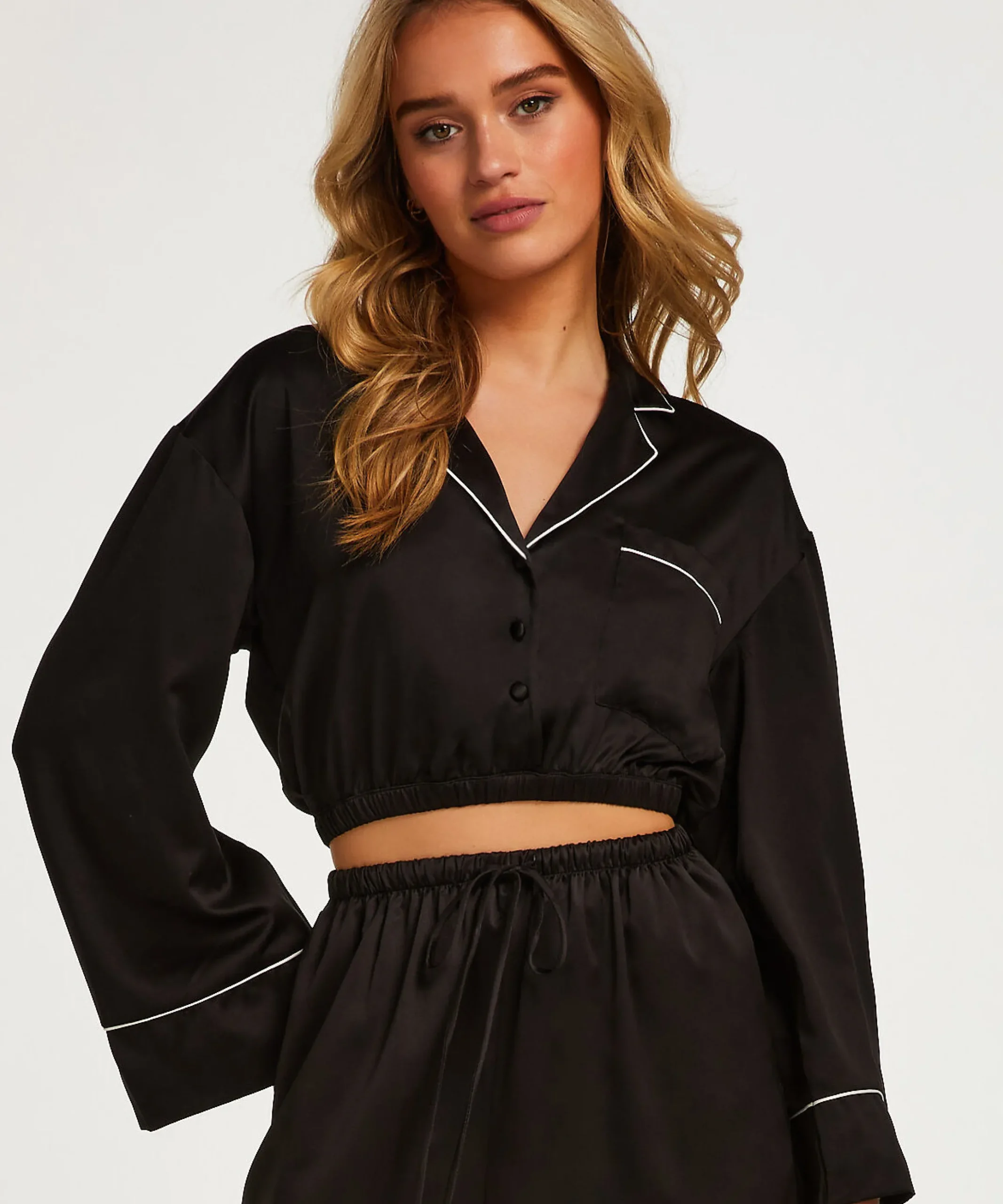 Langarmelige Cropped Fit-Jacke<Hunkemöller Cheap