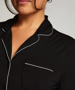 Langarmeliges Jersey-Hemdkleid Essential<Hunkemöller Discount