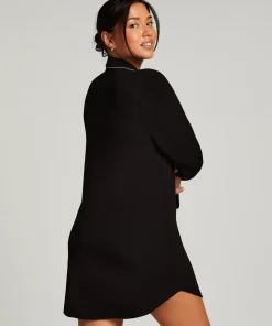 Langarmeliges Jersey-Hemdkleid Essential<Hunkemöller Discount