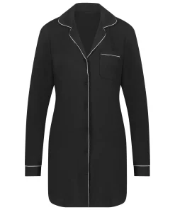 Langarmeliges Jersey-Hemdkleid Essential<Hunkemöller Discount