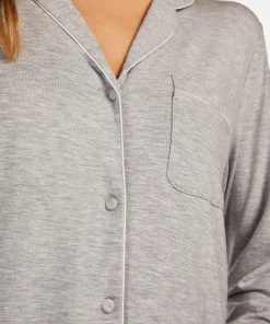 Langarmeliges Jersey-Hemdkleid Essential<Hunkemöller Outlet