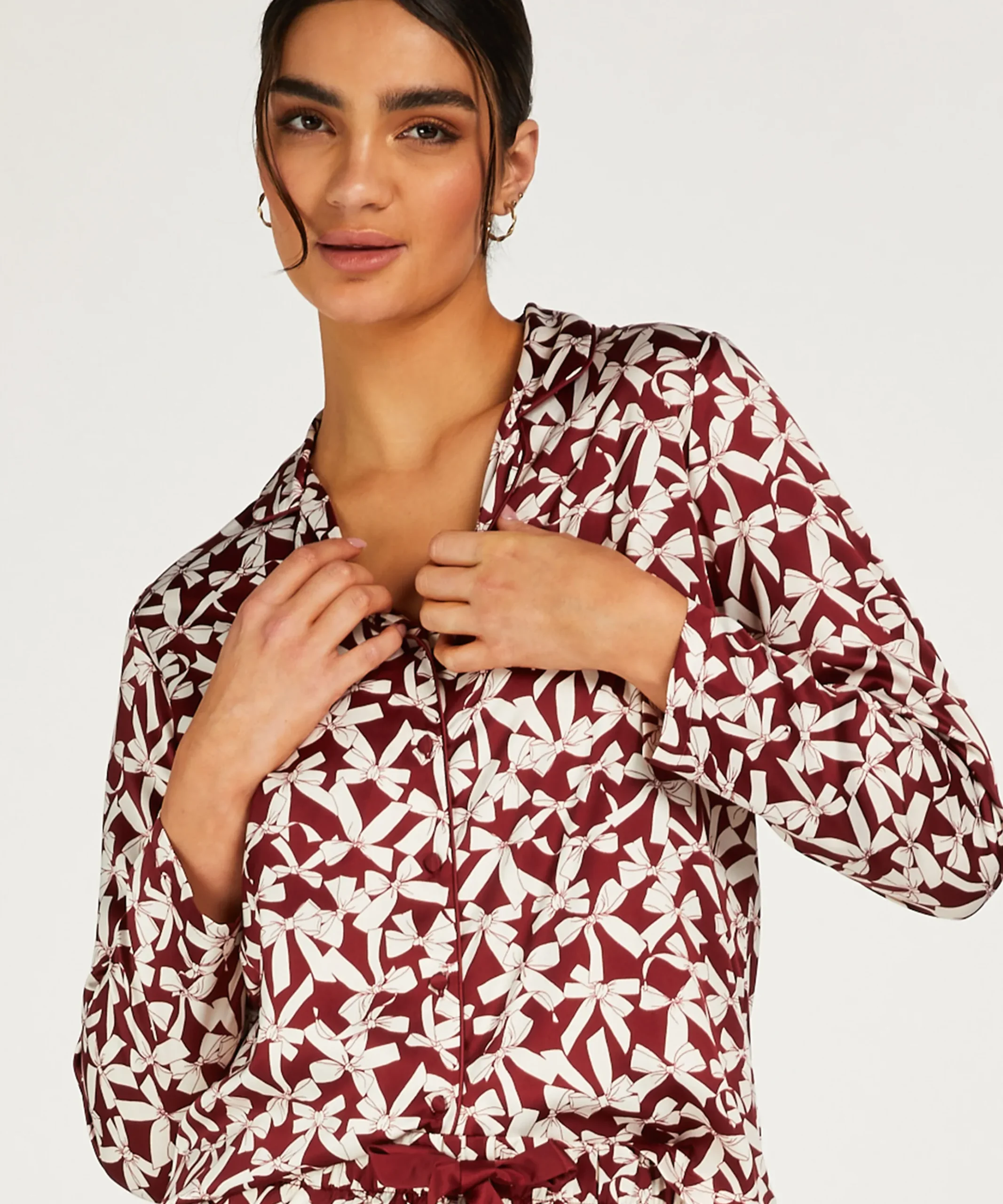 Langarmjacke Satin<Hunkemöller Shop