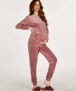 Schwangerschafts-Jogginghose Velours Pintuck<Hunkemöller Discount