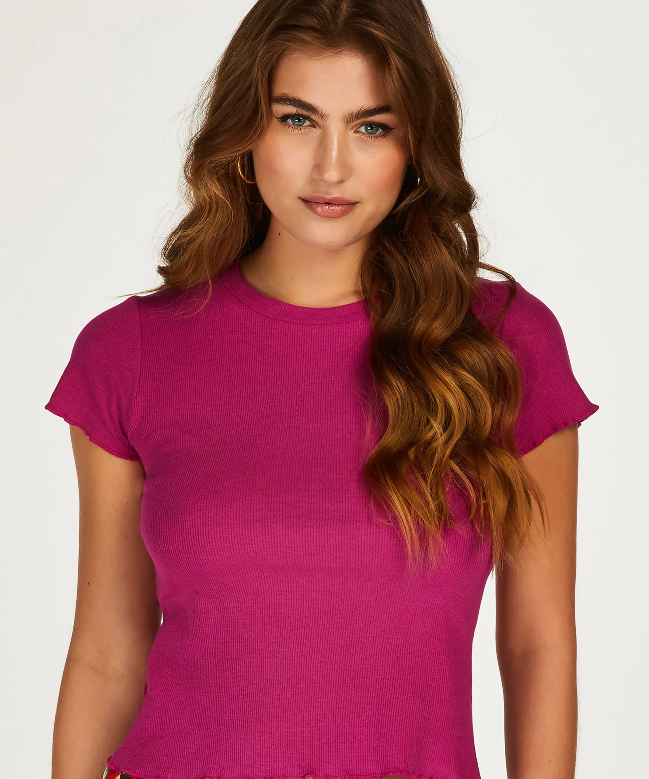 Shirt Mit Kurzen Armeln Rib<Hunkemöller Online