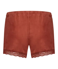 Shorts Aus Velours Mit Spitze<Hunkemöller Store