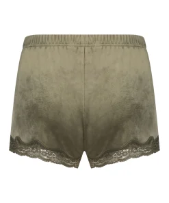 Shorts Aus Velours Mit Spitze<Hunkemöller Discount
