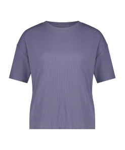 Top Mit Kurzen Armeln Rib<Hunkemöller Discount