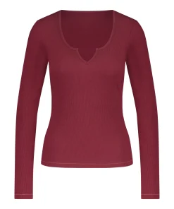 Top Mit V-Ausschnitt, Longsleeve<Hunkemöller New