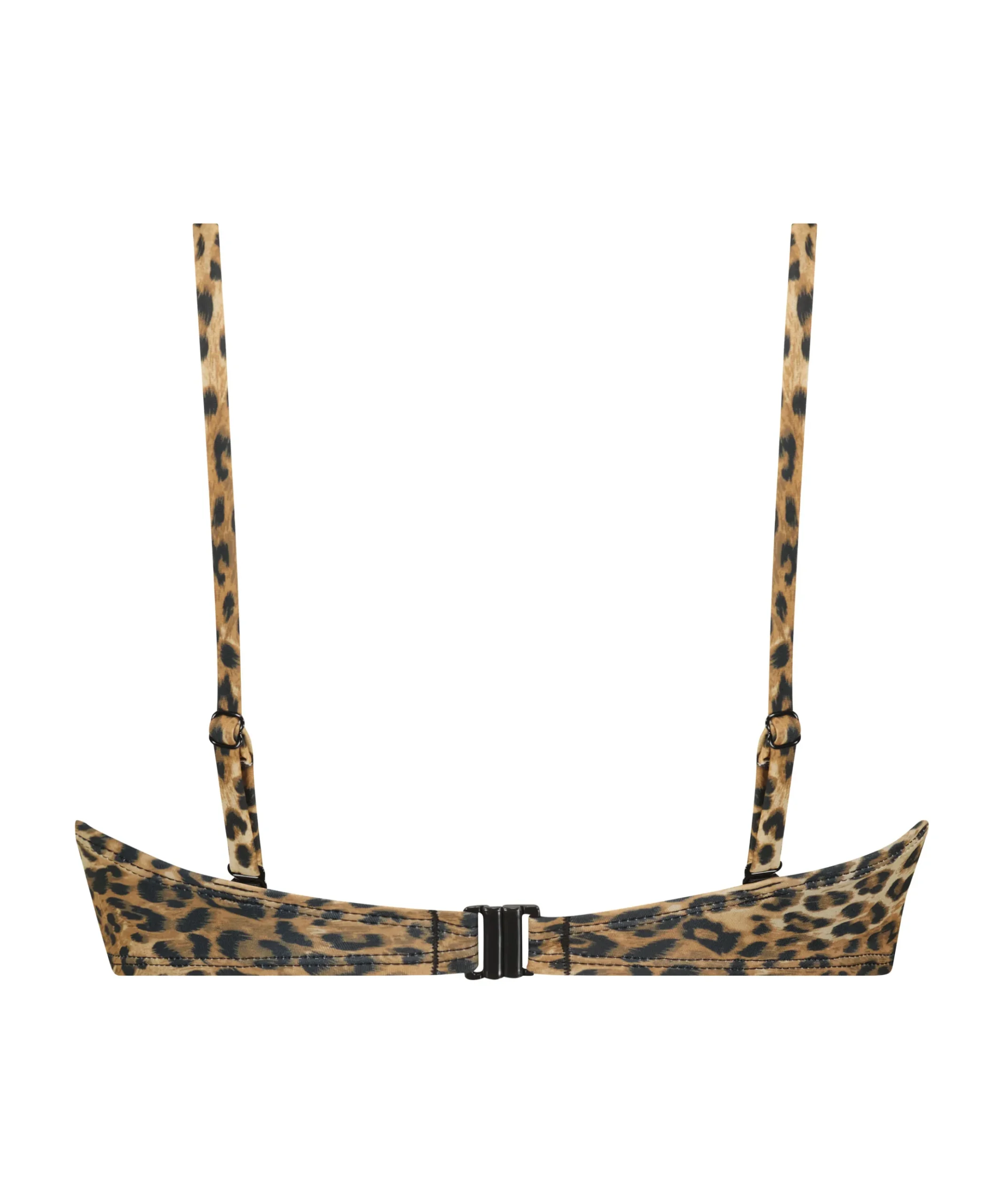 Vorgeformtes Tragerloses Push-Up Bikini-Oberteil Leopard<Hunkemöller Outlet