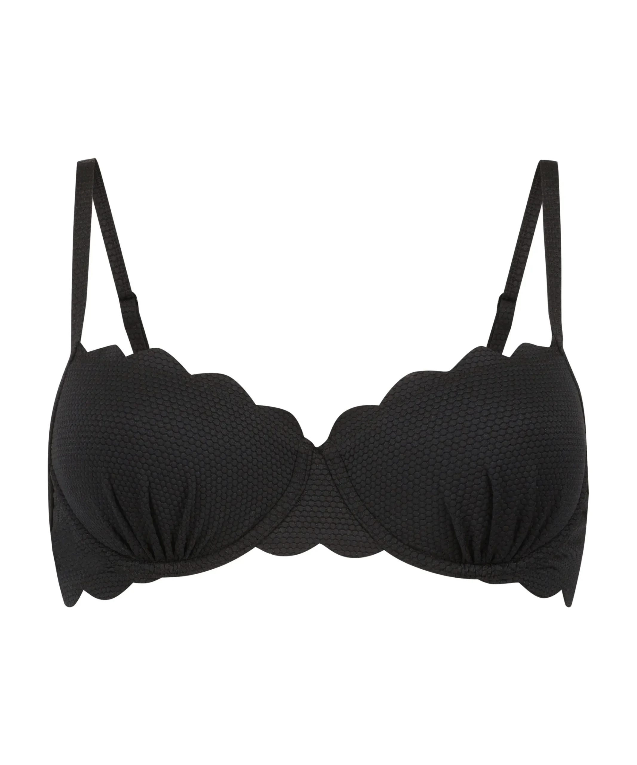 Wattiertes Bügel-Bikinioberteil Scallop<Hunkemöller Fashion
